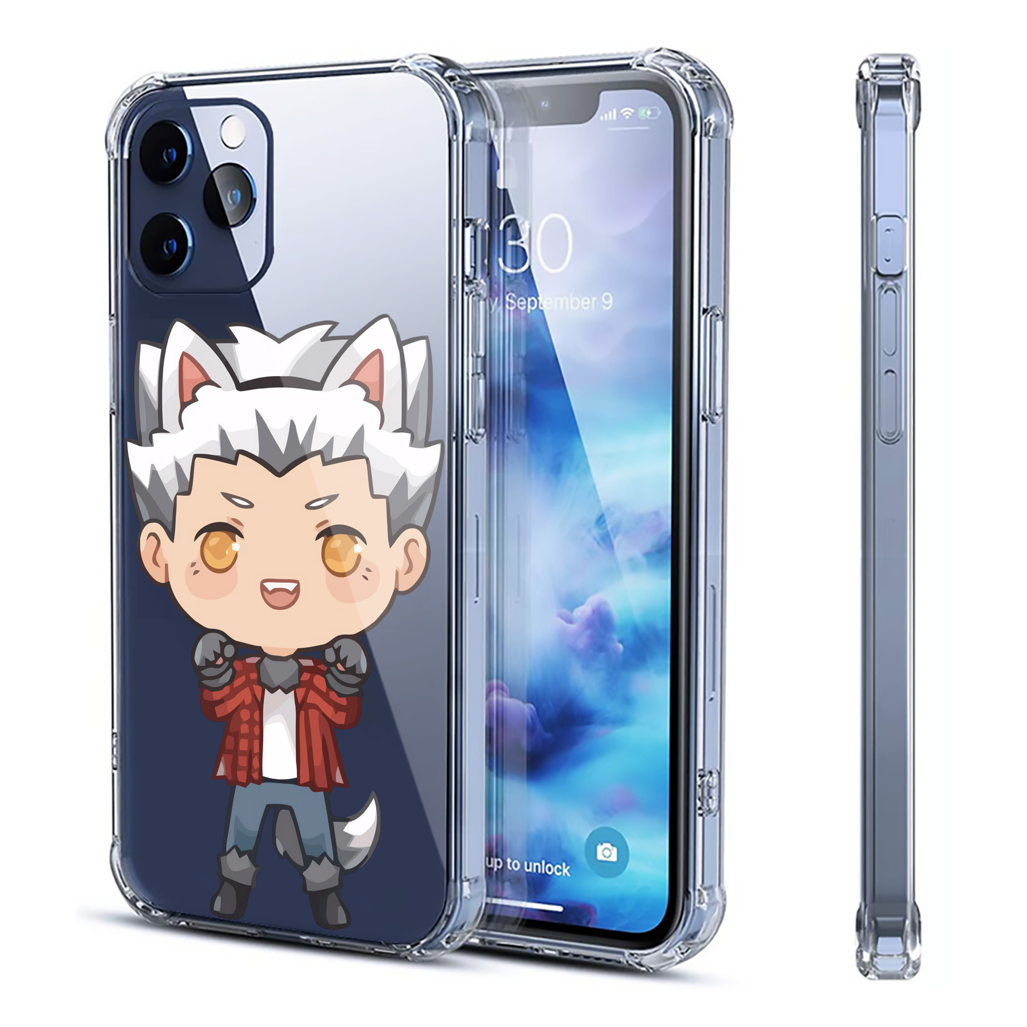 （画像用） ハイキュー!! Haikyu!! 【iPhone 12シリーズ対応】透明スマホケース（クリアソフトケース）